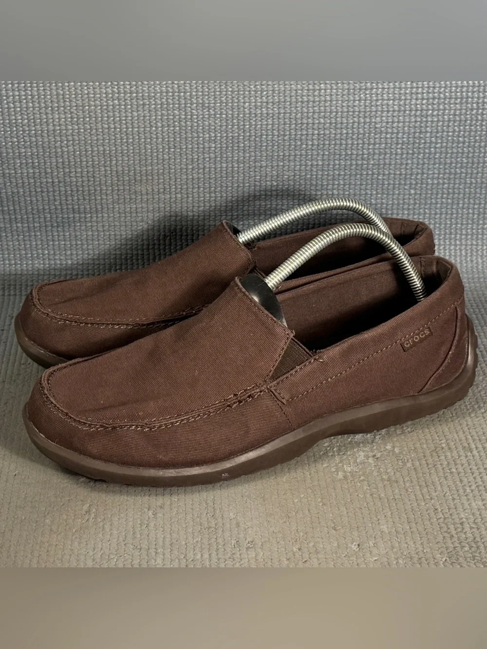 CROCS Walu Canvas Driver Moc Slip On Shoes Men’s Size 11